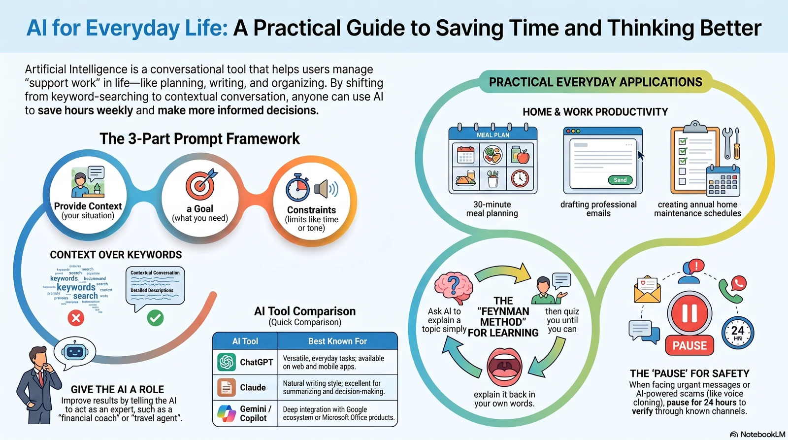 Preview of AI for Everyday Life infographic