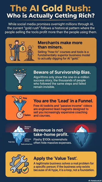 The AI Gold Rush infographic